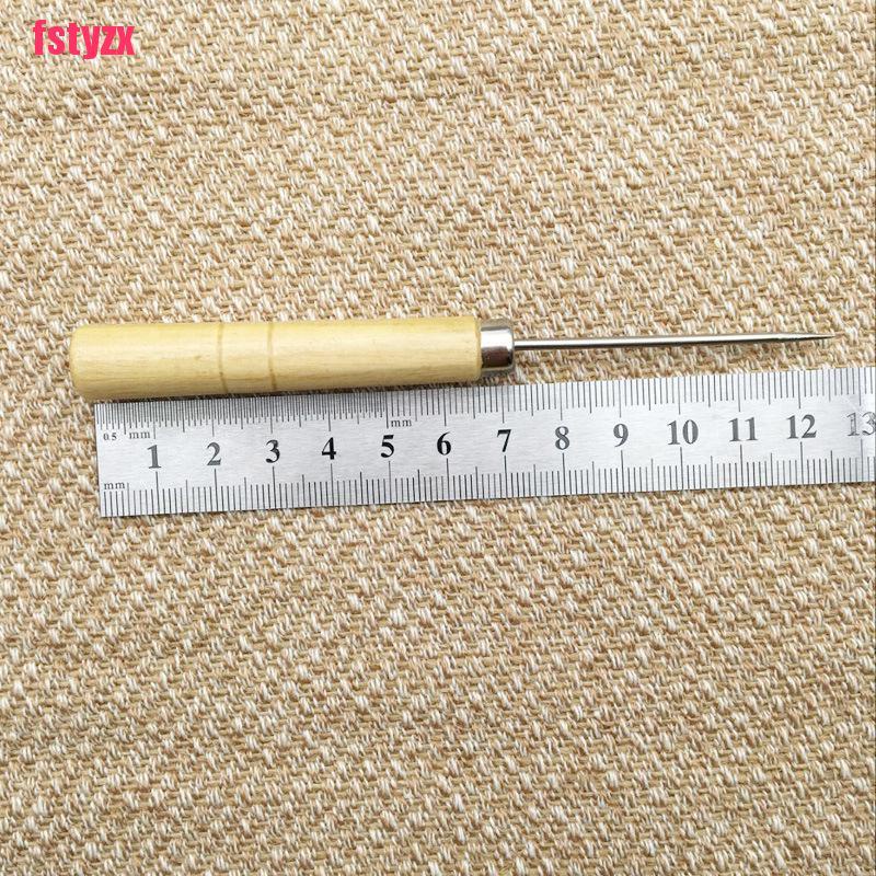 Dùi Đục Lỗ Cán Gỗ Dùng May Đồ Da / Vải Canvas