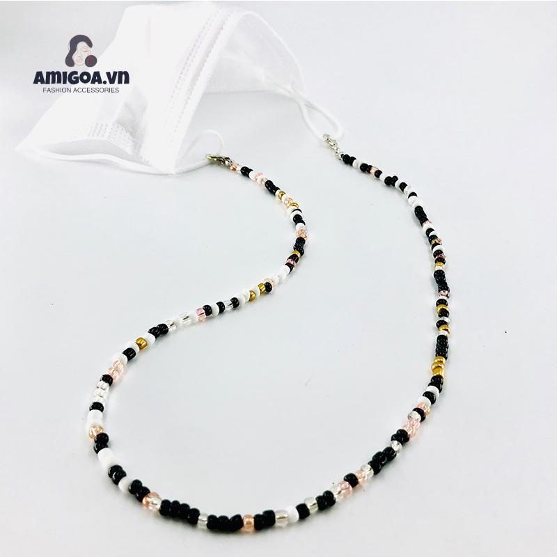 ✨✨Dây Đeo Mắt Kính Xỏ Hạt Gạo Nhiều Màu Chống Mất