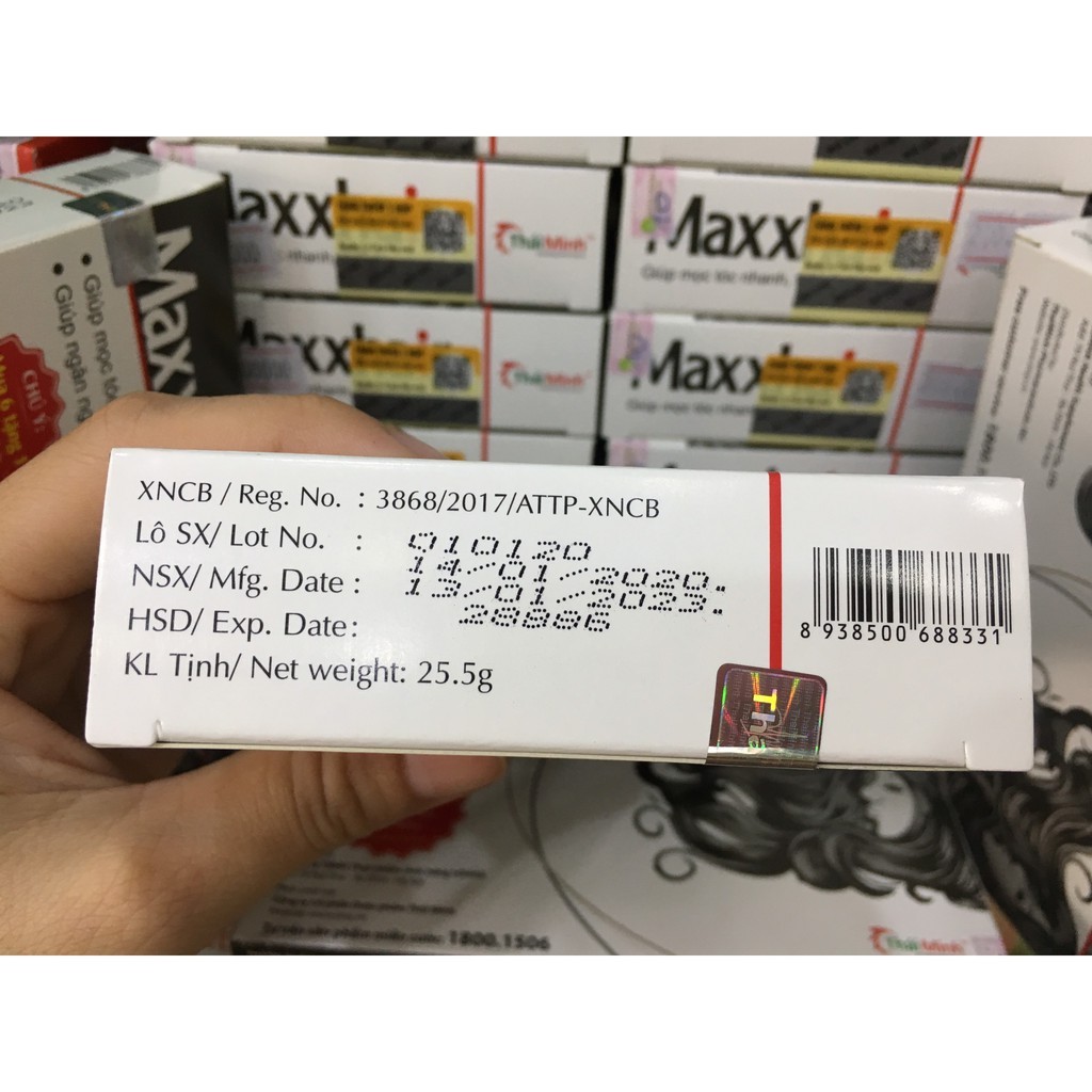 Mua 3 Hộp Maxxhair New tặng ngay 1 Chai xịt Vioga Hair 30ml - Ngăn Rụng Tóc, Tóc Bóng Mượt - cvspharmacy