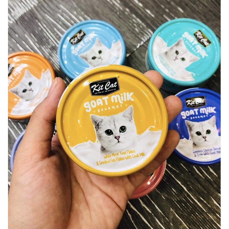 [Lon 70gr] KitCat Pate sữa dê cho mèo