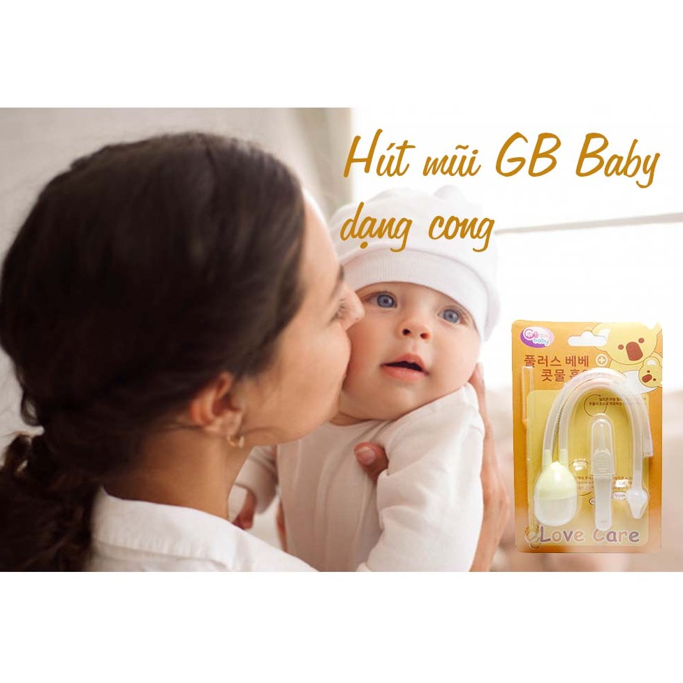 Hút Mũi Sơ Sinh Cho Bé Gb-Baby , Đầu hút mềm An Toàn Cho Bé 0m+ (Loại Vàng)