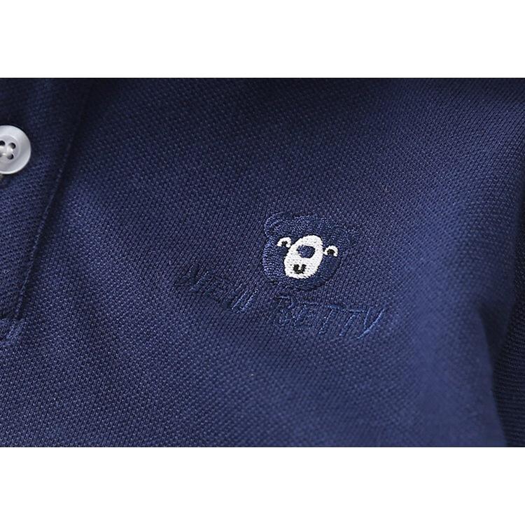 Áo thun Polo bé trai, gái MS003. Phối 3 màu siêu đẹp. Chất vải Cotton kháng khuẩn, chống nhăn, thoáng mát. NEWBETTY