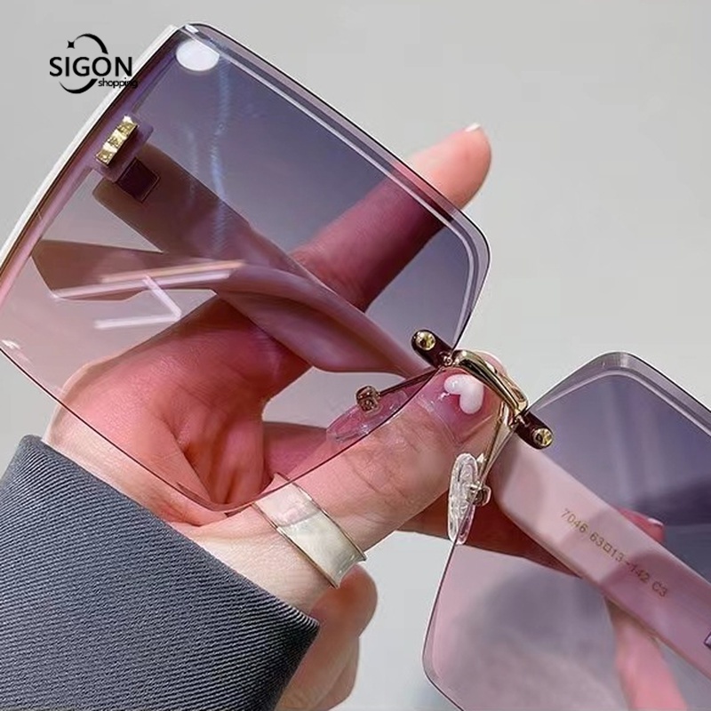 Kính Mát Gọng Vuông Thời Trang Cho Nữ