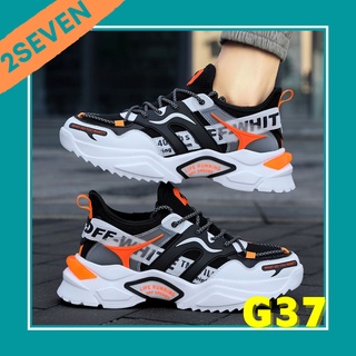 Giày Sneaker Nam Đế Cao Off White thể thao siêu nhẹ phối màu bắt mắt phong cách Hàn Quốc - G37