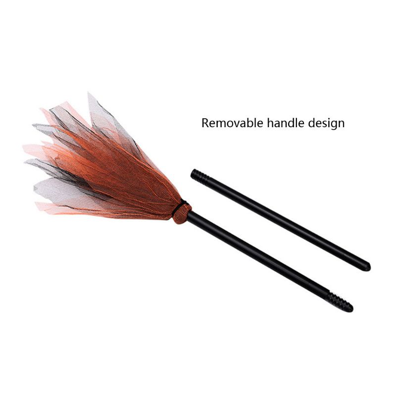 Chổi Phù Thủy Bay Bằng Nhựa Có Thể Tháo Rời Hóa Trang Halloween