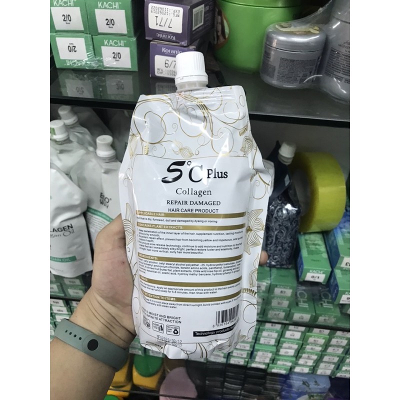 Hấp CoLagen 5C Hương Nước Hoa siêu mượt, siêu phục hồi 600ml