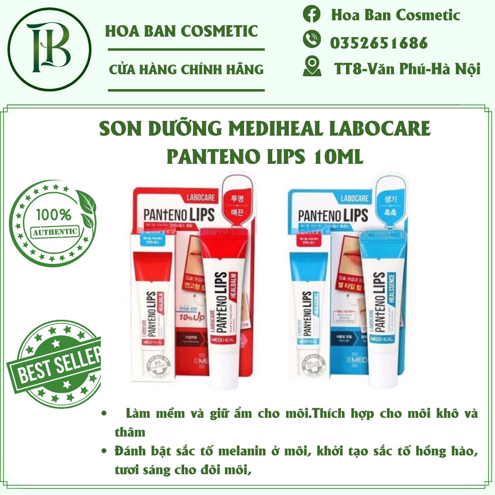 Son dưỡng Mediheal Labocare Panteno Lips 10ml