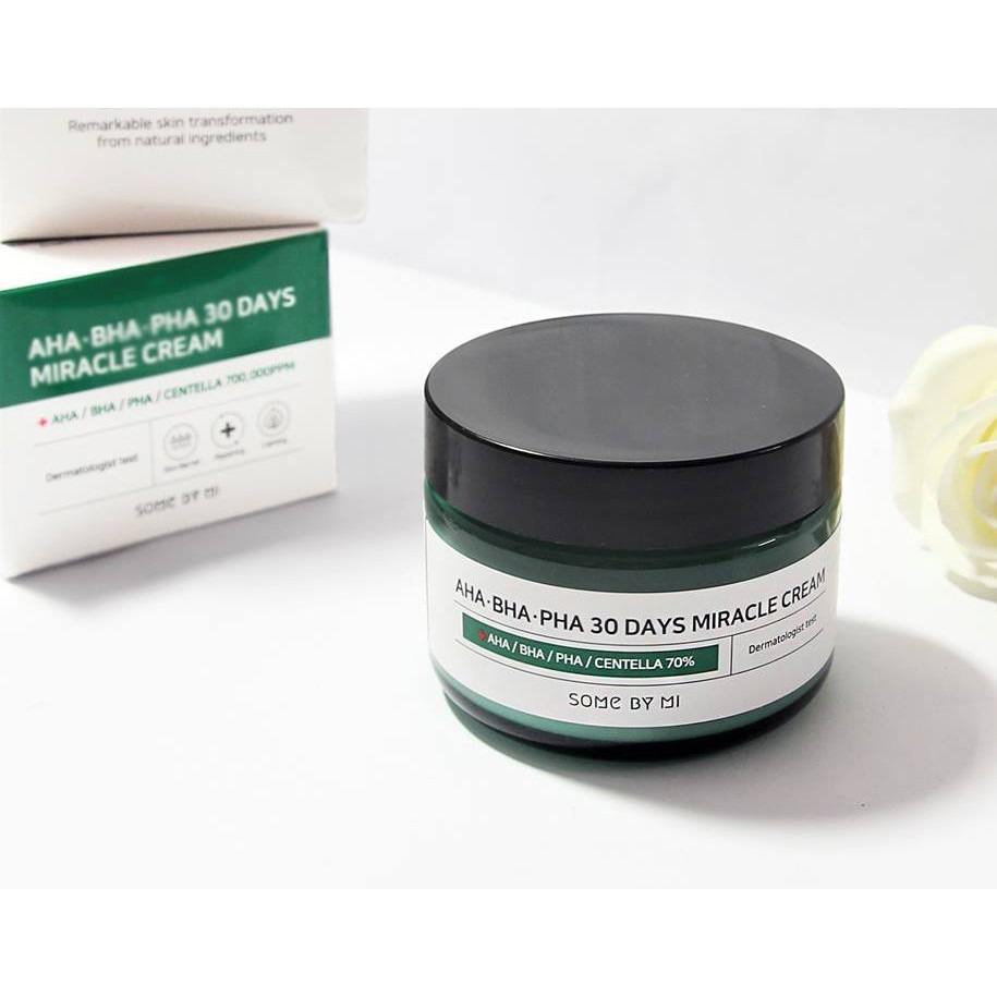 Kem Dưỡng Giảm Mụn Some By Mi AHA-BHA-PHA 30 Days Miracle Cream (50ml)