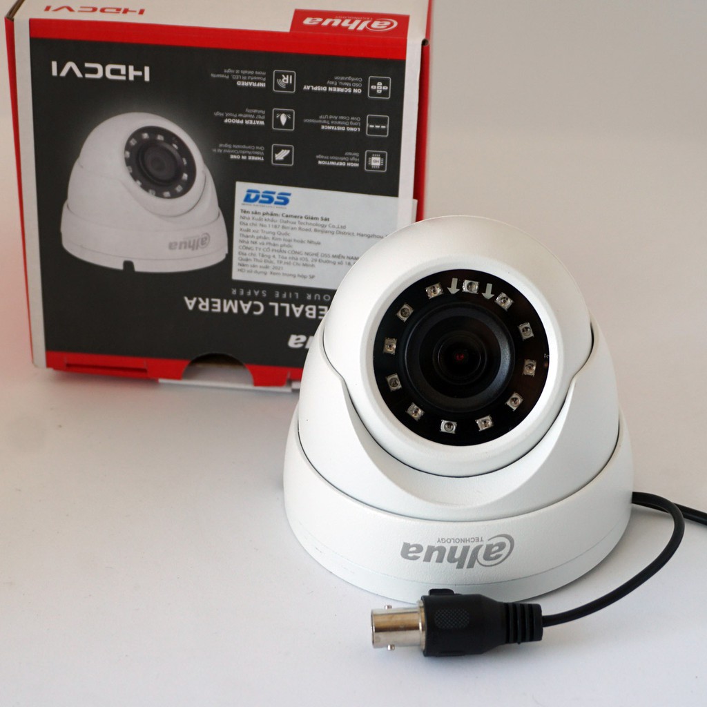 Camera giám sát DAHUA HAC-1200MP HDCVI 2MP Tính năng Chống Ngược Sáng,Hình ảnh Sắc Nét,Chống Nước- BH 24TH