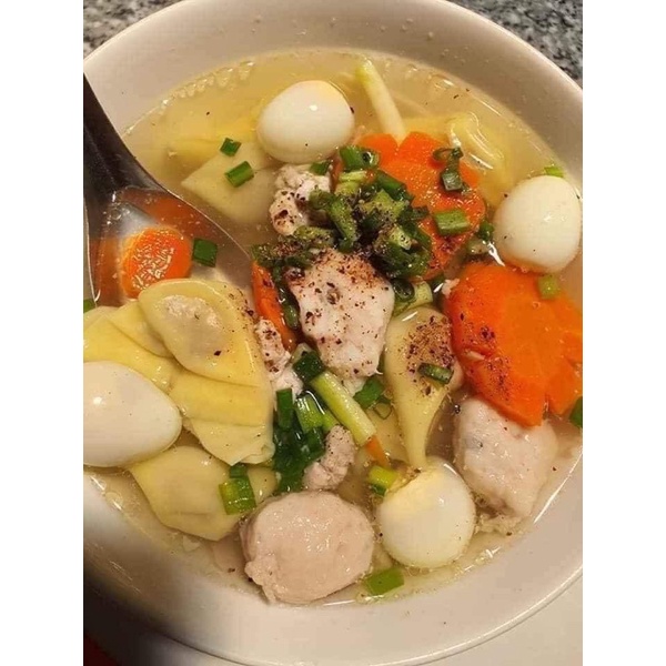 KHAY HOÀNH THÁNH MINI NHÂN TÔM THỊT HIỆU MG 500GR~50k~HÀNG NGON TIỆN LỢI~THƯƠNG HIỆU UY TÍN