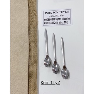 Muỗng cafe cán ngắn Bộ 10 cây | Hàng INOX 304 không gỉ