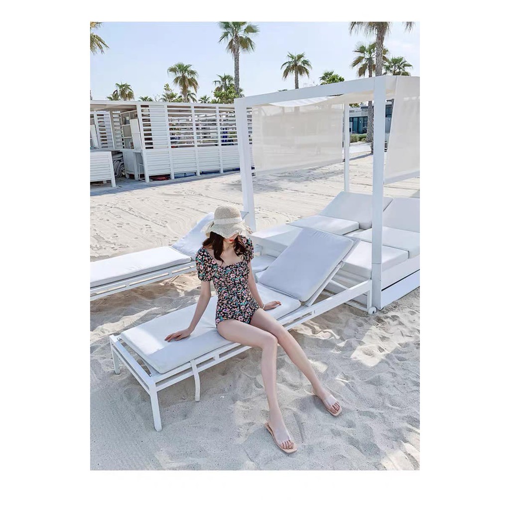 Bikini Hàn Quốc 2 mảnh gọng hoa hồng xuân | BigBuy360 - bigbuy360.vn