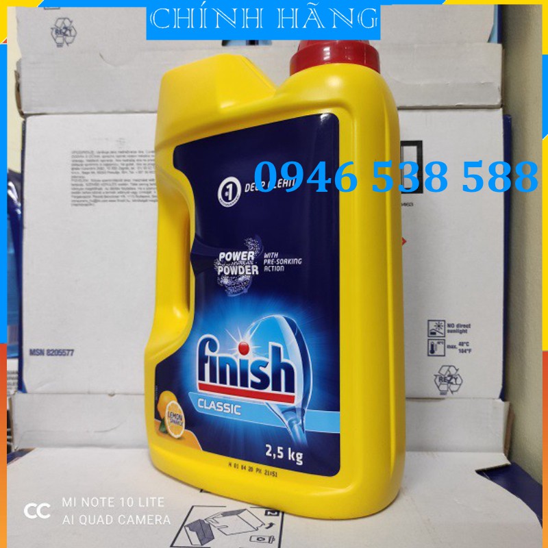 [rẻ vô địch] Bột rửa bát Finish nhập khẩu Eu