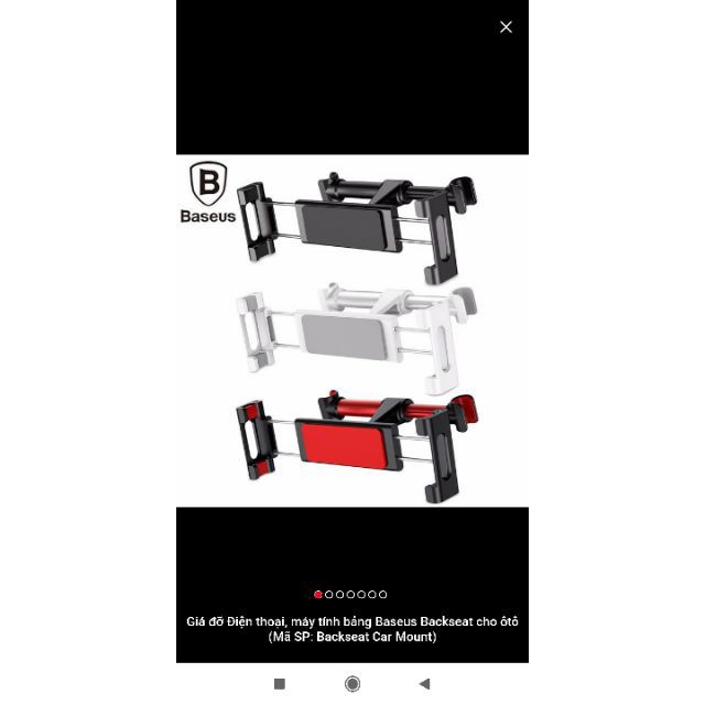 Đế giữ điện thoại / iPad trên xe hơi Baseus Backseat Car Mount LV236