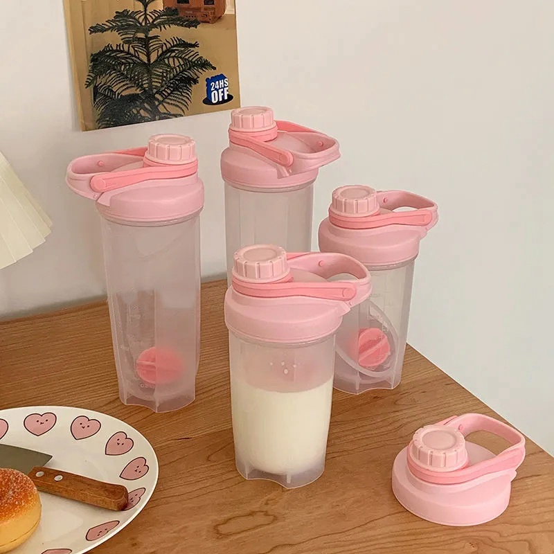 Bình Lắc Protein 500ml/700ml Kèm Banh Kim Loại