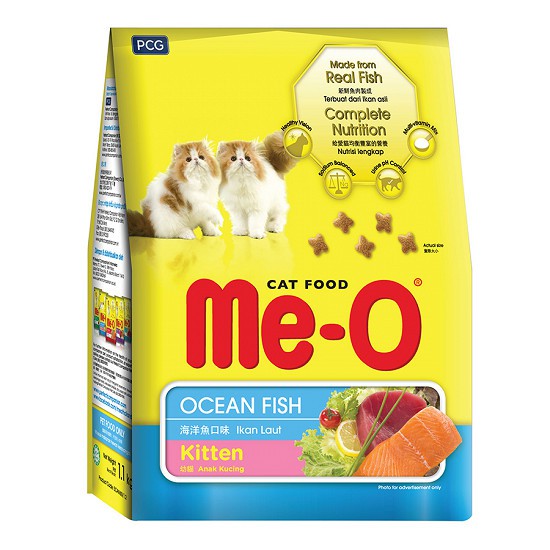 [RẺ NHẤT] Thức ăn hạt khô Me-O cho mèo con vị cá biển 400gr - Smile Pet Shop