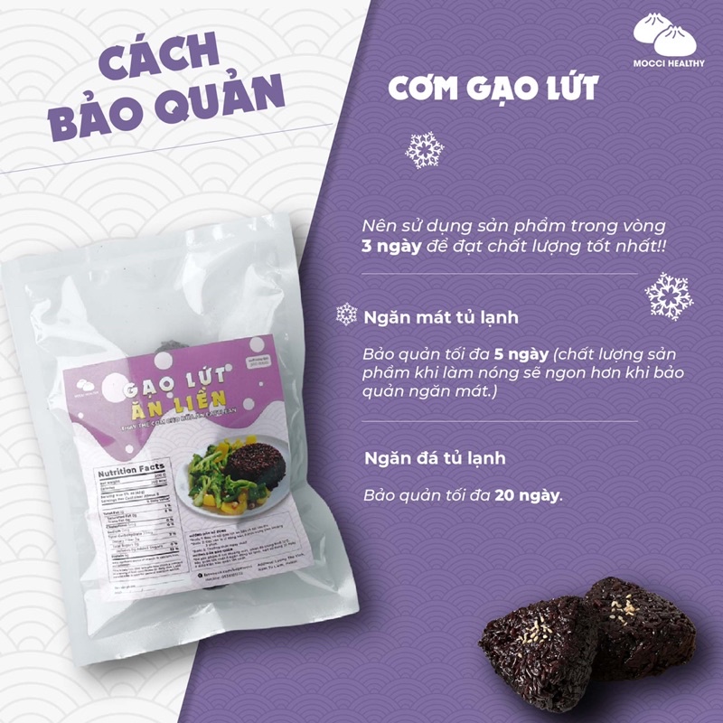 Cơm Nắm Gạo Lứt - For Eatclean, DAS, Lowcarb &amp; Tiểu đường
