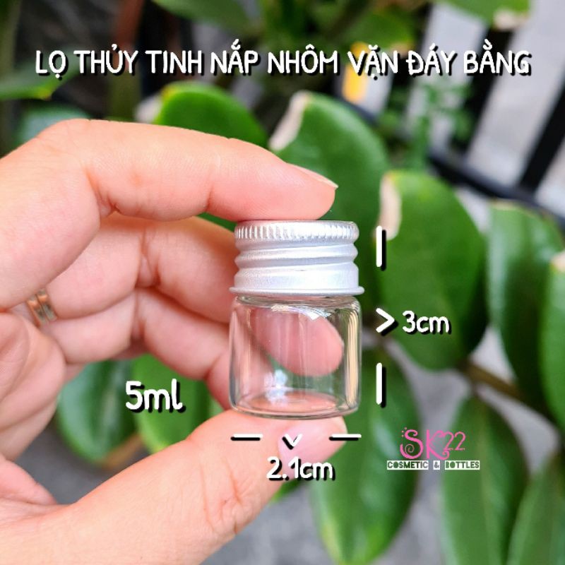 [Đủ size]🥑LỌ THỦY TINH NẮP NHÔM VẶN ĐÁY BẰNG🥑