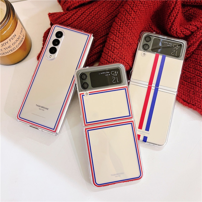 Ốp Điện Thoại Trong Suốt Sang Trọng Chống Sốc Cho Samsung Galaxy Z Fold 3 5G Fold3 Samsung Z Flip 3 5G
