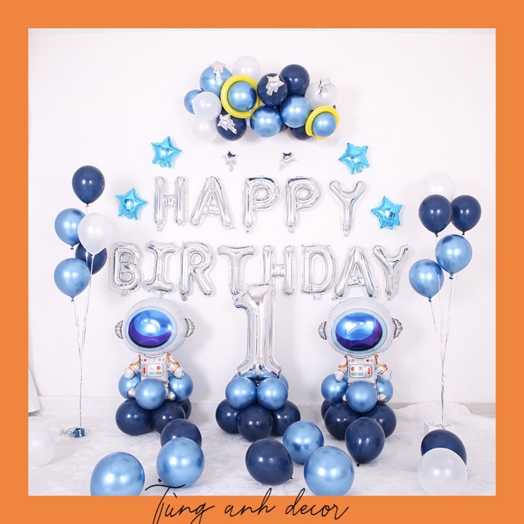 Bộ bóng chữ HAPPY BIRTHDAY PHI HÀNH GIA đủ phụ kiện PH001