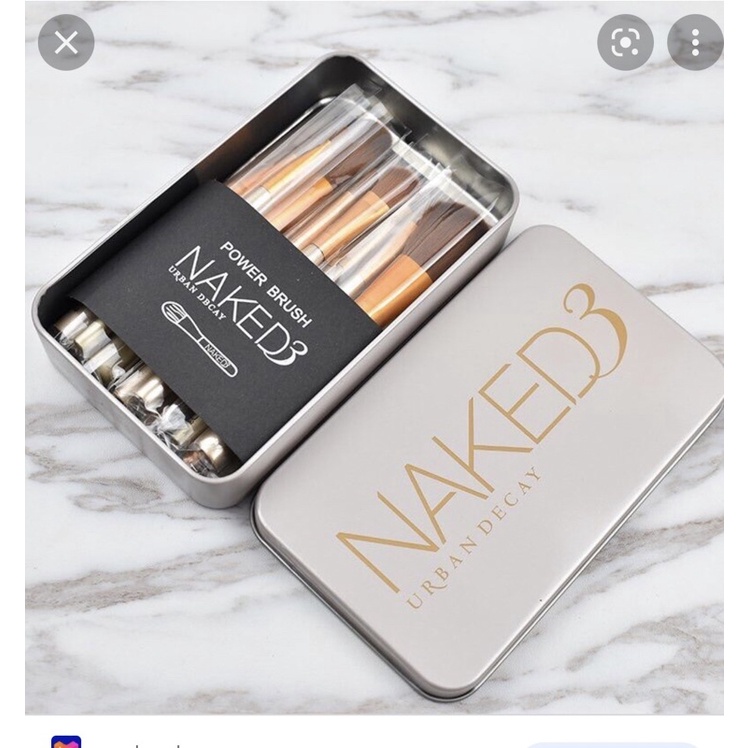 cọ trang điểm 12 cây naked