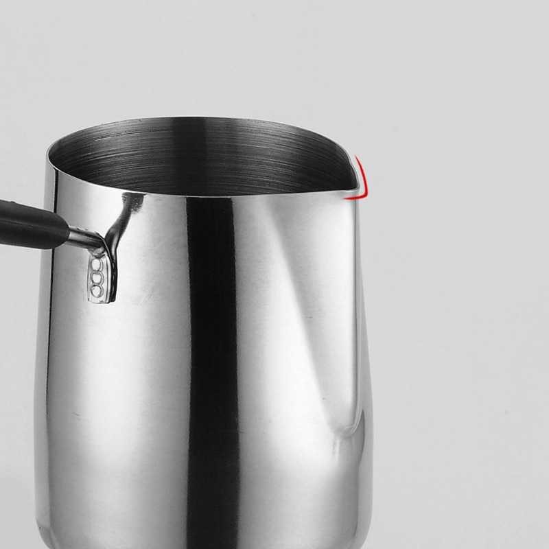 Ly Uống Cà Phê Espresso Latte Bằng Inox Có Tay Cầm Dài Tiện Dụng