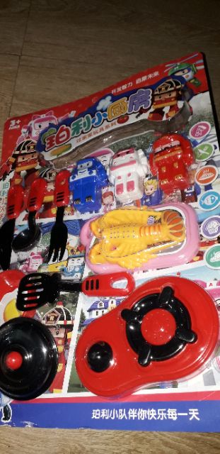 Sét đồ chơi bếp của biệt đội siêu đẳng bằng nhựa rất đẹp