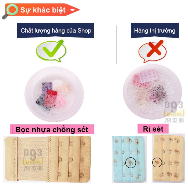 Móc Nối Dây Áo Ngực Loại 2 móc Hoặc 3 móc,Áo Ngực Không Dây,Áo Ngực Không Gọng