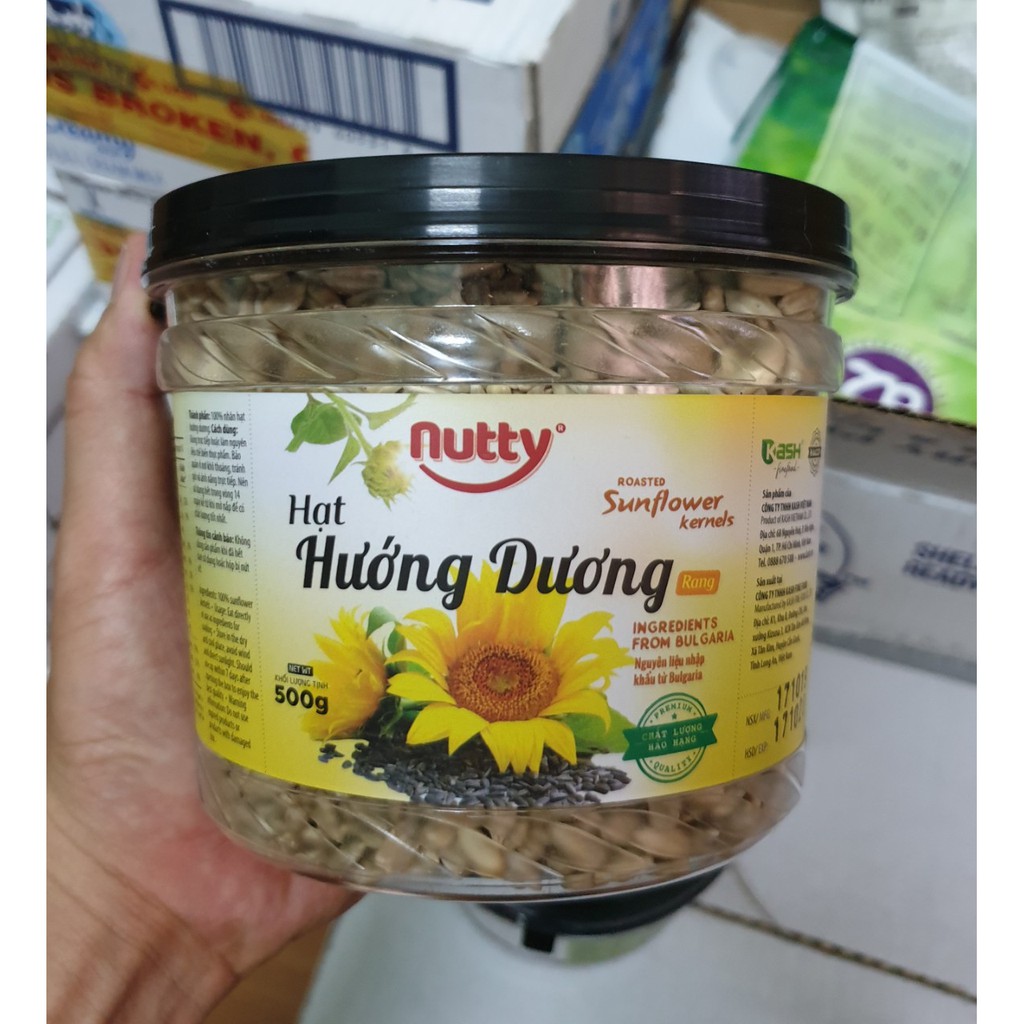 Hạt Hướng Dương Tách Vỏ Nutty 500g