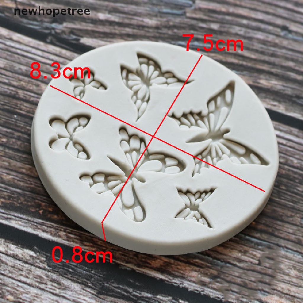 newhopetree Butterfly Fondant Silicone Mold Sugarcraft Wedding Cake Decorating Tools OIK