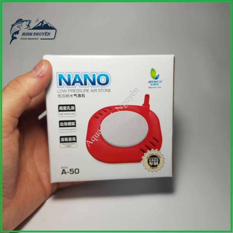 Đĩa sủi oxi siêu mịn nano Jeneca A50- A100 Sủi oxy siêu mịn cho bể cá cảnh hồ cá cảnh