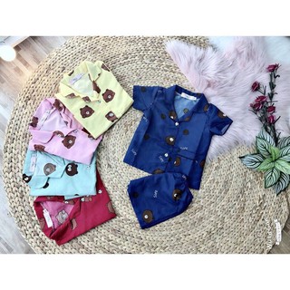 Bộ ngủ pijama kate thái dành cho bé