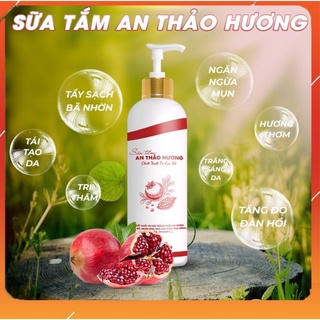 Sữa tắm thảo dược dưỡng ẩm, dưỡng thể, trắng da chai 500ml