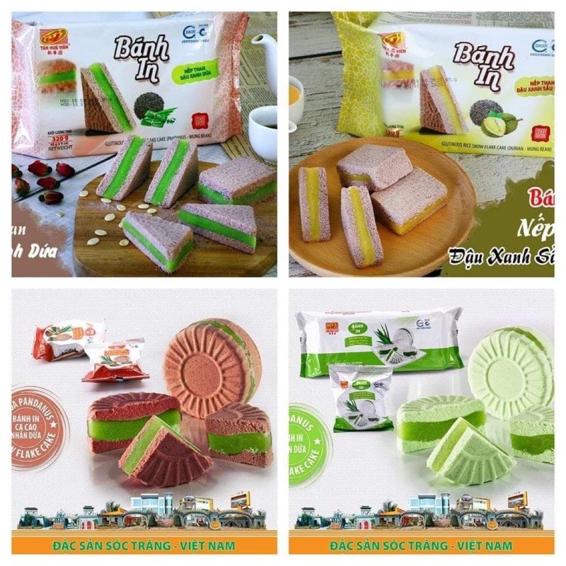 Bánh In nếp than Tân Huê Viên