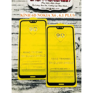 Kính cường lực full màn 9D cho Nokia X6