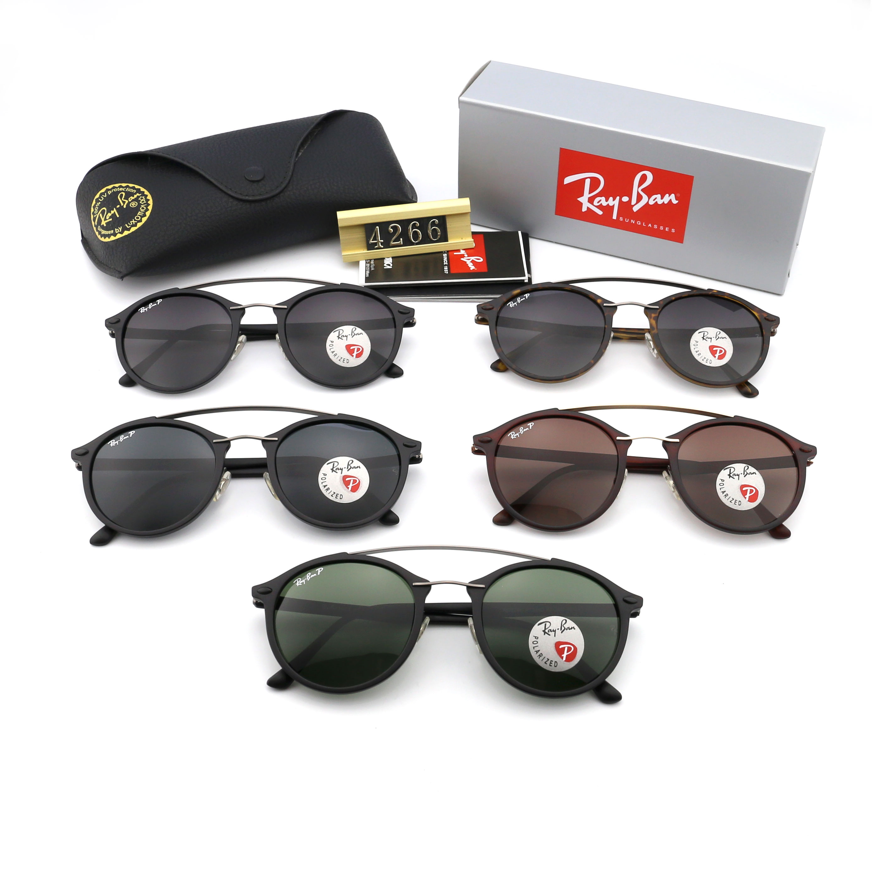 Wayfarer Ray-Ban_ chính hãng Kính râm 2021 Thời trang Hàn Quốc mới Kính râm nam nữ một mảnh Cặp đôi hợp thời trang Du lịch ngoài trời Kính râm lái xes