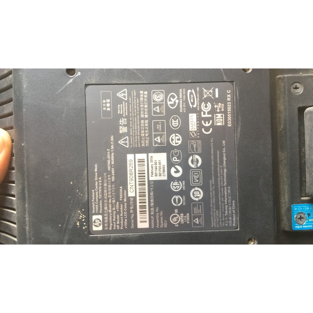 MÀN HÌNH lcd HP V185E 19in wide | BigBuy360 - bigbuy360.vn