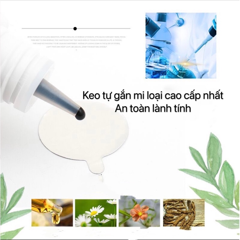 Keo nối mi chữ A không cay giữ mi được 1 tháng
