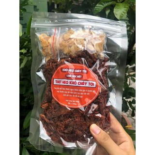 Thịt heo khô cháy tỏi túi/hộp 500gr