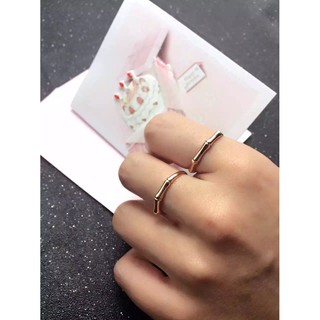 Gucci bamboo ring 925 sterling silver size 678