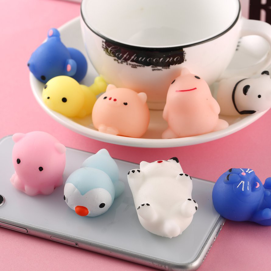 Đồ chơi bóp tay giảm căng thẳng hình động vật đáng yêu cho bé