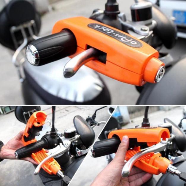 Khóa phanh xe tay ga chống trộm caps lock "