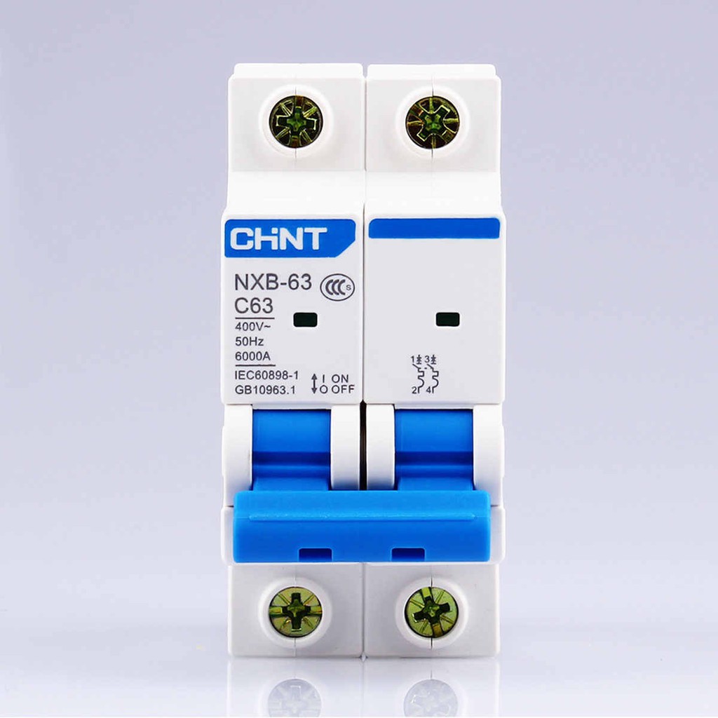 (Chint) Cầu dao tự động Aptomat 2P NXB 6A,50A,63A