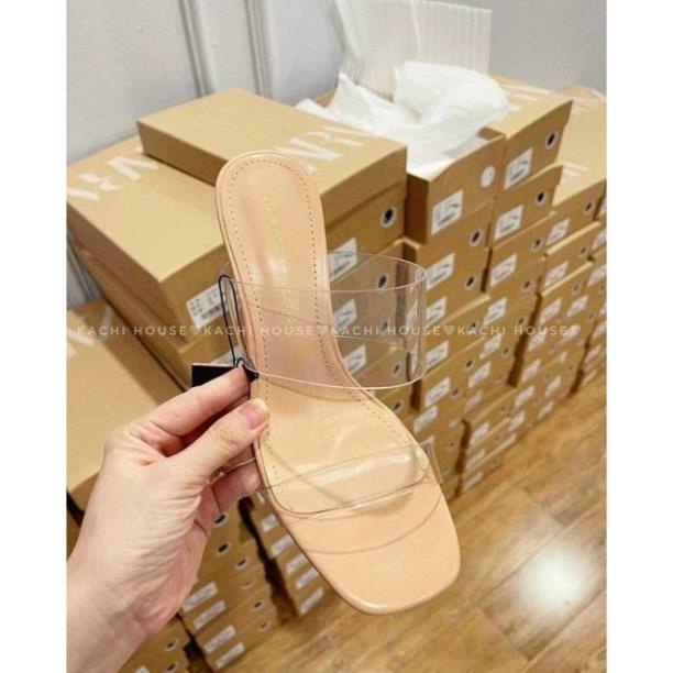 GUỐC QUAI TRONG MÀU BE ĐẾ TRONG