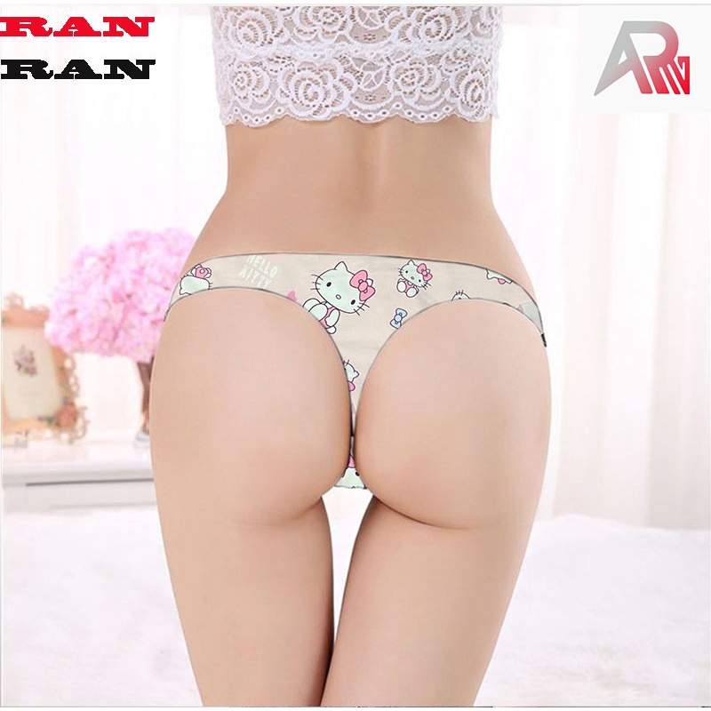 Quần Lót Su Hình Bông Thú Lọt Khe 015L