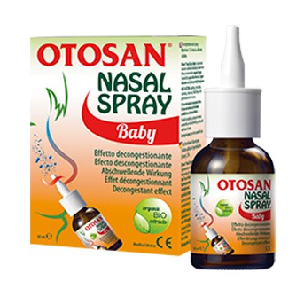 Otosan Nasal Spray Baby - Hỗ trợ viêm mũi do vi khuẩn hay virus, viêm xoang, khô niêm mạc mũi (Lọ 30ml)