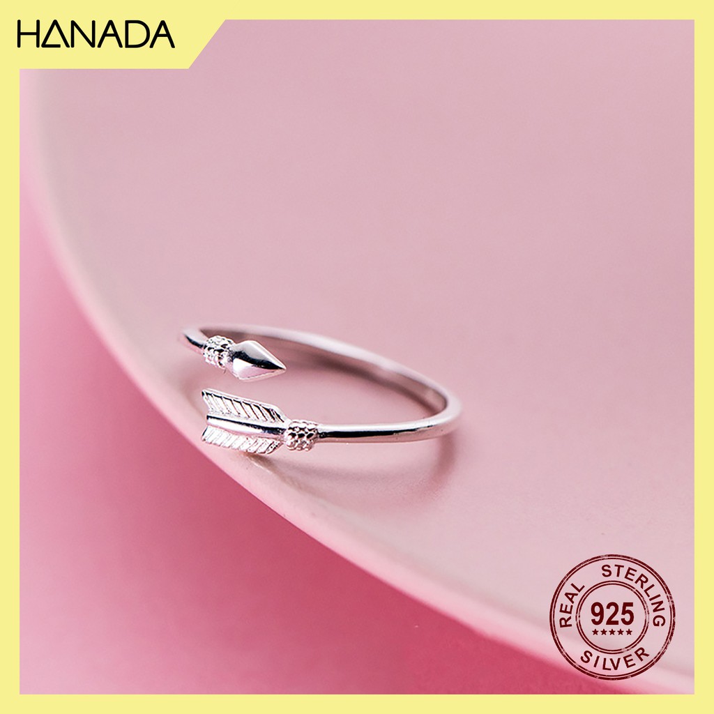 Nhẫn Bạc 925 Hanada R-0-S-0020 Nhẫn Mũi Tên Hở O1