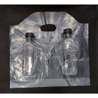 Túi đựng trà sữa 2 ngăn,1 ngăn dẻo trong, tiết kiệm- 1ky - Quán nào cũng cần