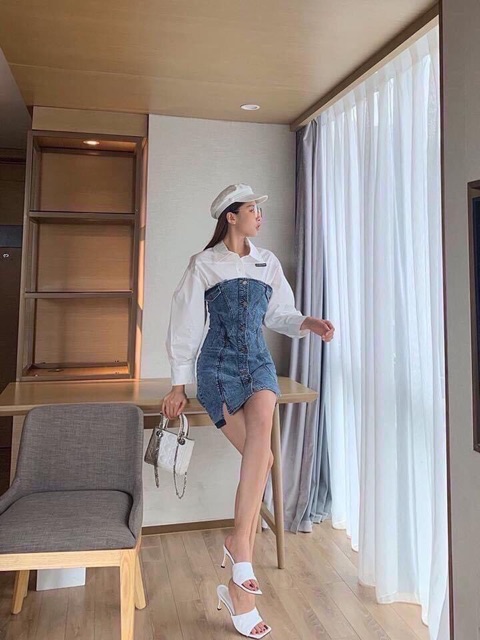 ❤️ SET ĐẦM ỐNG JEAN + SOMI PHỒNG #195k