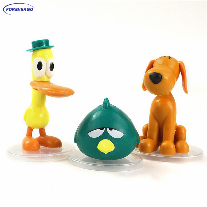 Set 5 Mô Hình Động Vật Hoạt Hình Dễ Thương Trang Trí Bàn Làm Việc